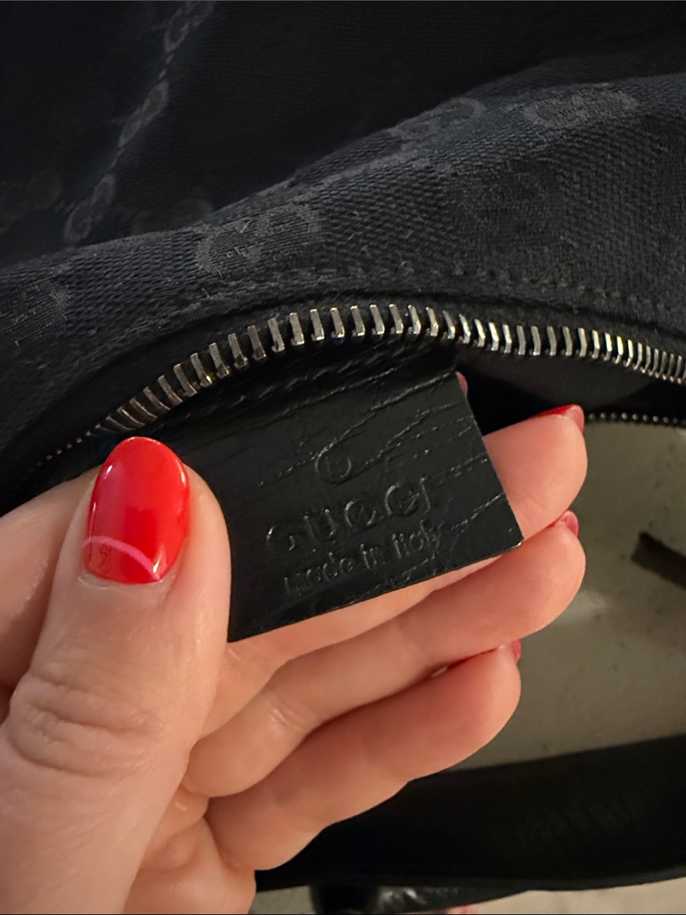 GUCCI vintage black hobo bag - Picture 12 of 13